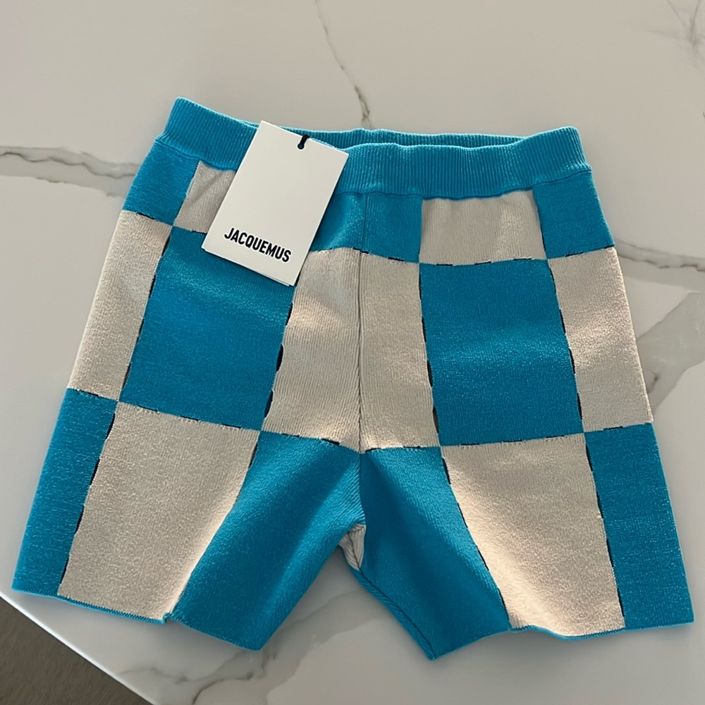 Jacquemus Patchwork Check Shorts